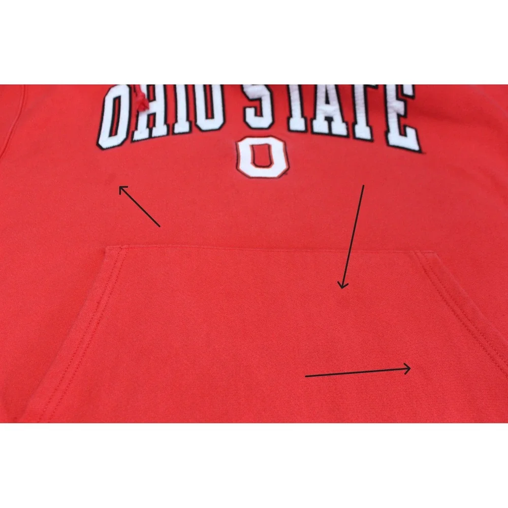Champion Reverse Weave Hoodie Sweatshirt‎ Unisex XL Ohio State Collegiate Fleece